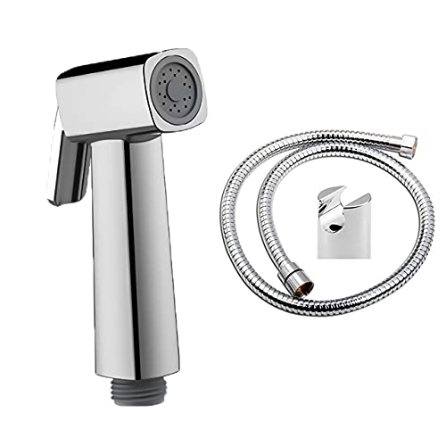 Handheld Bidet Toilet Sprayer with Hose Pipe and Wall Hook, Stainless Steel  Bathroom Personal Hygiene Bidet Sprayer Set with Adjustable Pressure