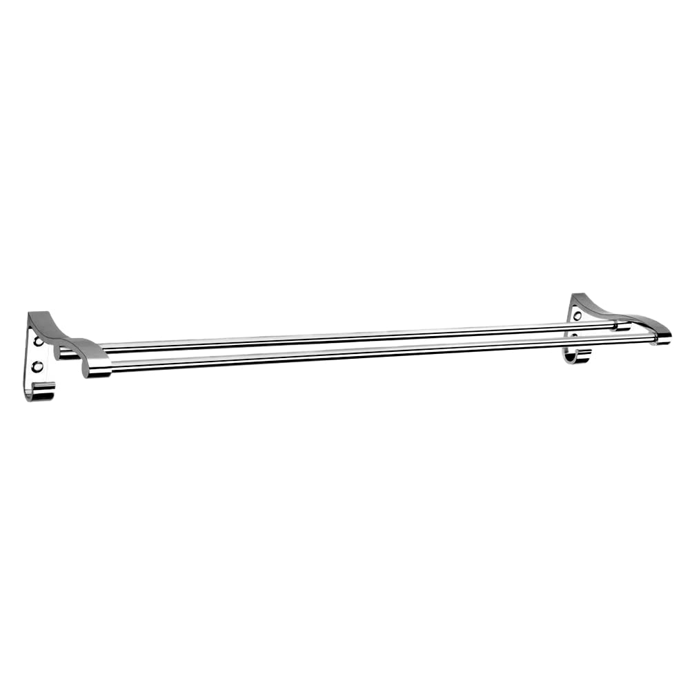Sundry 24 INCH Premium Towel Rod Chrome Finish Bathroom Accessories Hanger  (Stainless Steel) 24 inch 1 Bar Towel Rod (Steel Pack of 1) 5 Year WARRNTY  : : Home Improvement